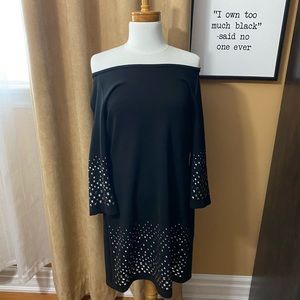 Women’s black body con dress USA XL